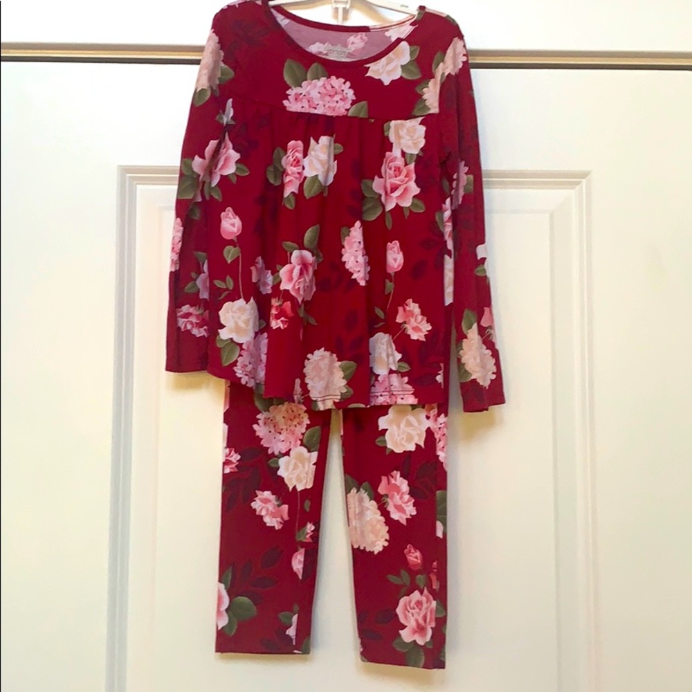 SOLD OUT. Floral Toddler Girl Outfit. NWOT. 4t
